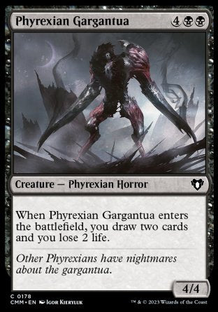 (178) Magic The Gathering Commander Masters Single: Phyrexian Gargantua Holo Common