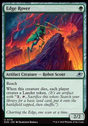 (179) Magic The Gathering Edge of Eternities Single: Edge Rover Holo Uncommon