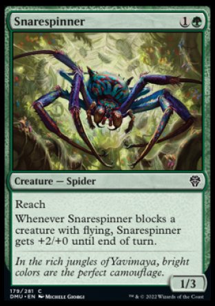(179) Magic The Gathering Dominaria United Single: Snarespinner Holo Common