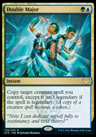 (179) Magic The Gathering Strixhaven: School of Mages Single: Double Major  Rare
