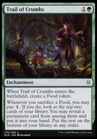 (179/269) Magic The Gathering Throne of Eldraine Single: Trail of Crumbs  Uncommon