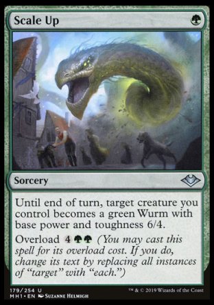 (179/254) Magic The Gathering Modern Horizons Single: Scale Up Holo Uncommon