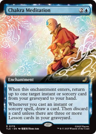(179) Magic The Gathering Magic: The Gathering | Avatar: The Last Airbender: Eternal Single: Chakra Meditation (V.2) Holo Rare