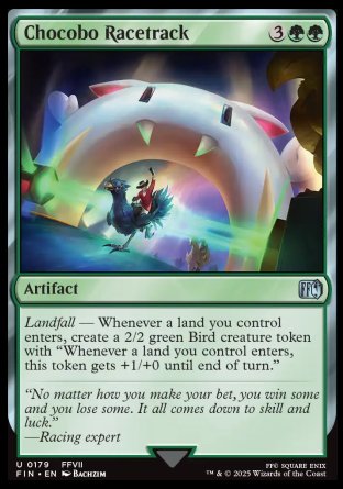 (179) Magic The Gathering Magic: The Gathering - FINAL FANTASY Single: Chocobo Racetrack  Uncommon