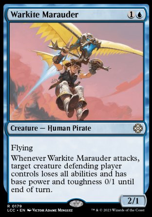 (179) Magic The Gathering Commander: The Lost Caverns of Ixalan Single: Warkite Marauder  Rare