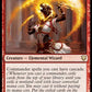 (179/361) Magic The Gathering Commander Legends Single: Flamekin Herald Holo Rare
