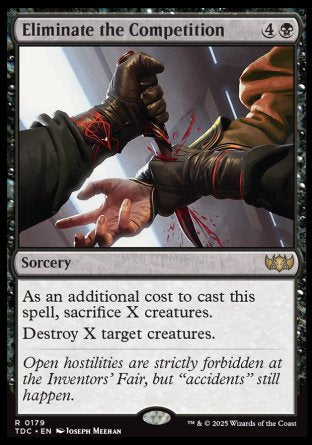 (179) Magic The Gathering Commander: Tarkir: Dragonstorm Single: Eliminate the Competition  Rare
