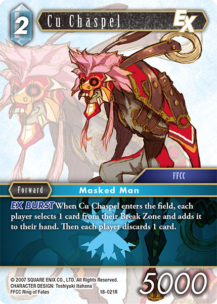 (021) Final Fantasy TCG Resurgence of Power Single: Cu Chaspel (18-021)  Rare
