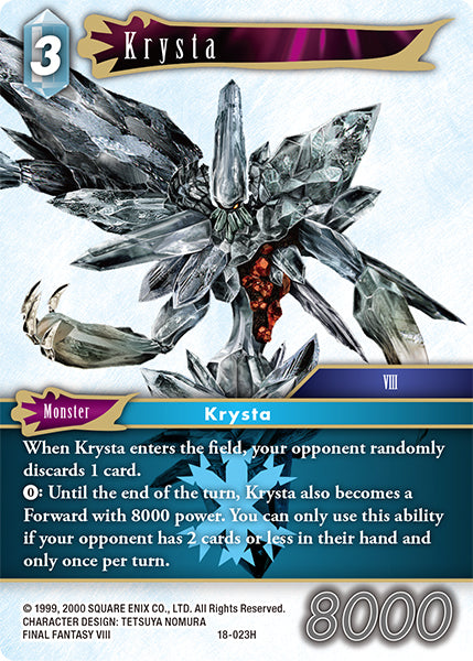 (023) Final Fantasy TCG Resurgence of Power Single: Krysta (18-023)  Hero