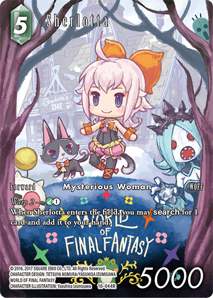 (044) Final Fantasy TCG Resurgence of Power Single: Sherlotta (18-044) (V.2) Holo Rare