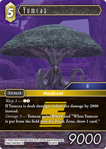 (067) Final Fantasy TCG Resurgence of Power Single: Yumcax (18-067) Holo Common
