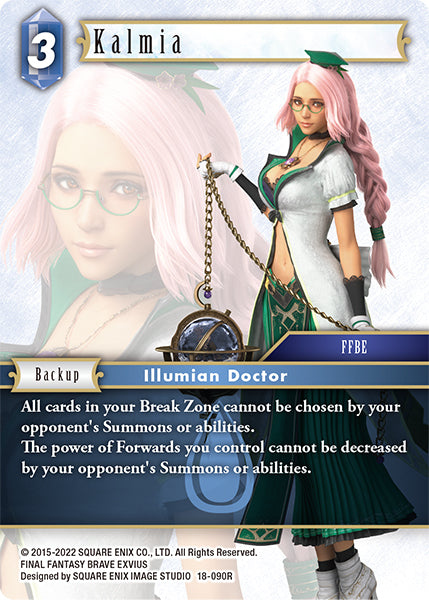 (090) Final Fantasy TCG Resurgence of Power Single: Kalmia (18-090) Holo Rare