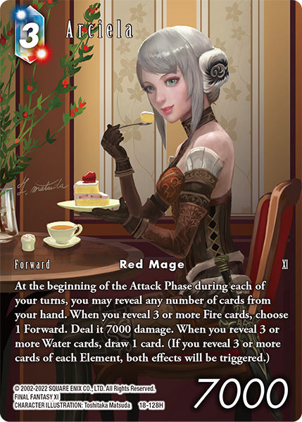 (128) Final Fantasy TCG Resurgence of Power Single: Arciela (18-128) (V.2) Holo Hero