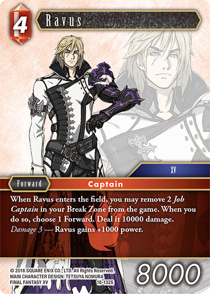 (132) Final Fantasy TCG Resurgence of Power Single: Ravus (18-132)  Starter
