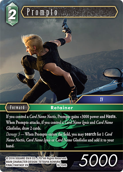 (134) Final Fantasy TCG Resurgence of Power Single: Prompto (18-134)  Starter