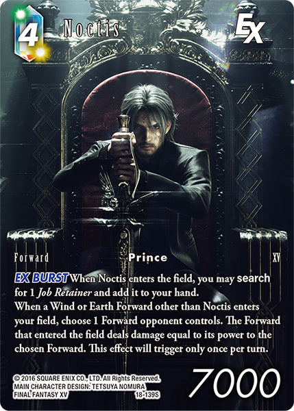 (139) Final Fantasy TCG Resurgence of Power Single: Noctis (18-139) (V.2) Holo Starter
