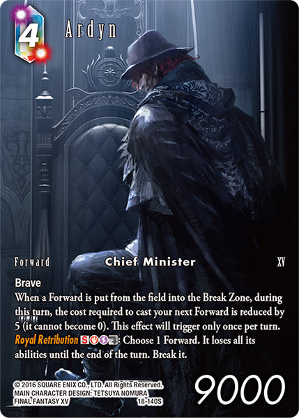 (140) Final Fantasy TCG Resurgence of Power Single: Ardyn (18-140) (V.2) Holo Starter