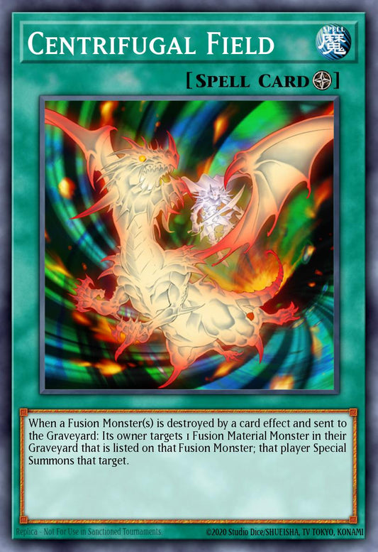 (282) YuGiOh TCG LCYW: Legendary Collection 3: Mega Pack Single: Centrifugal Field  Rare