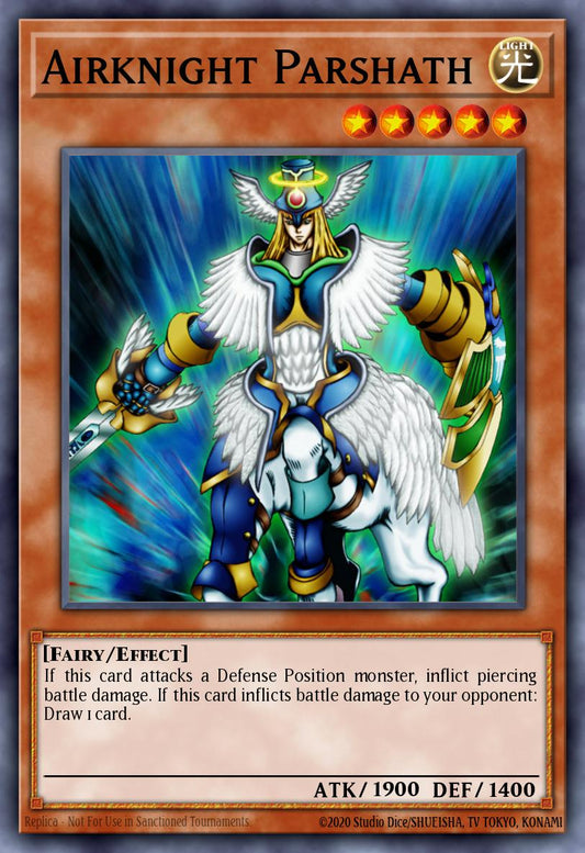 (173) YuGiOh TCG DB2: Dark Beginning 2 Single: Airknight Parshath  Super Rare