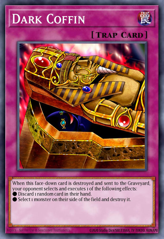 (244) YuGiOh TCG DB2: Dark Beginning 2 Single: Dark Coffin  Common