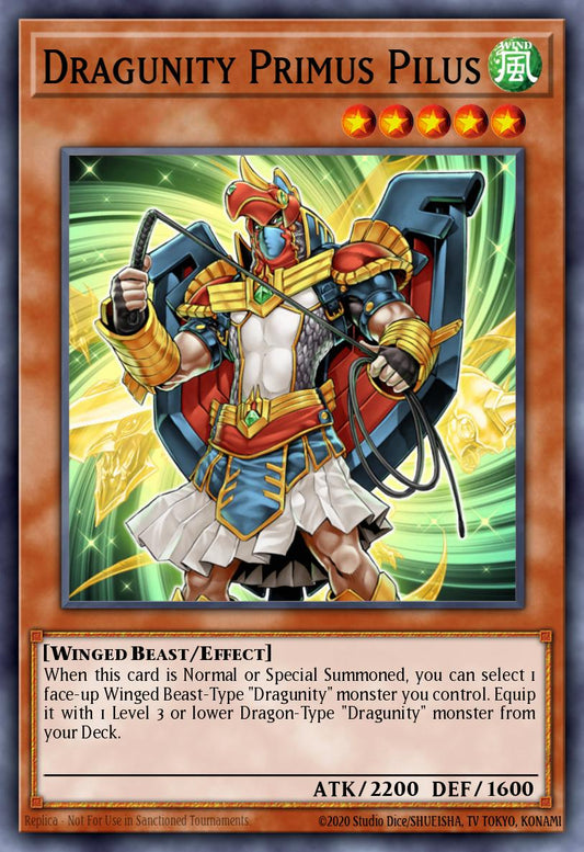 (155) YuGiOh TCG HAC1: Hidden Arsenal: Chapter 1 Single: Dragunity Primus Pilus (V.2 - Parallel Rare)  Parallel Rare