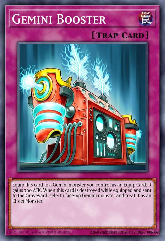 (076) YuGiOh TCG SOVR: Stardust Overdrive Single: Gemini Booster  Common