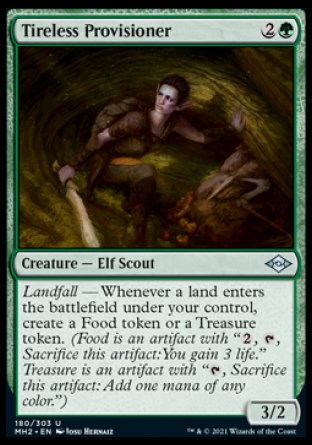 (180) Magic The Gathering Modern Horizons 2 Single: Tireless Provisioner  Uncommon