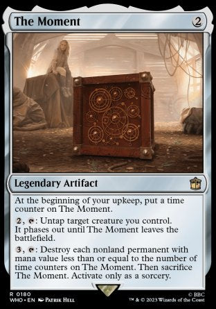 (180) Magic The Gathering Universes Beyond: Doctor Who Single: The Moment Holo Rare