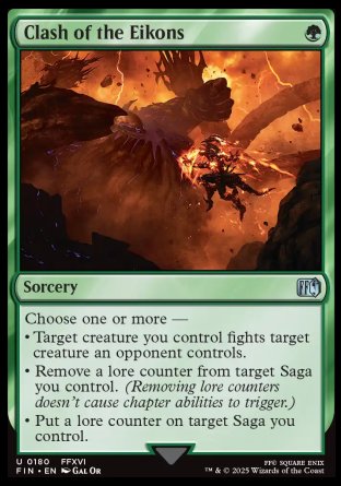 (180) Magic The Gathering Magic: The Gathering - FINAL FANTASY Single: Clash of the Eikons Holo Uncommon