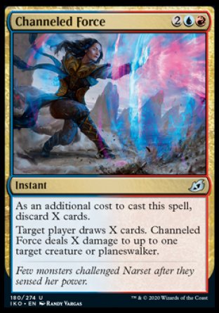 (180/274) Magic The Gathering Ikoria: Lair of Behemoths Single: Channeled Force  Uncommon
