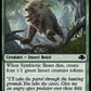 (180) Magic The Gathering Dominaria Remastered Single: Symbiotic Beast Holo Common