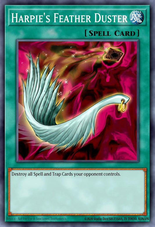 (058) YuGiOh TCG MP24: 25th Anniversary Tin: Dueling Mirrors Single: Harpie's Feather Duster  Secret Rare