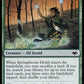 (181/254) Magic The Gathering Modern Horizons Single: Springbloom Druid Holo Common