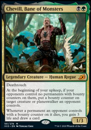 (181) Magic The Gathering Ikoria: Lair of Behemoths: Promos Single: Chevill, Bane of Monsters (V.2) Holo Mythic