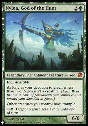 (166) Magic The Gathering The List Single: Nylea, God of the Hunt  Mythic