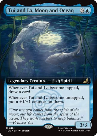(181) Magic The Gathering Magic: The Gathering | Avatar: The Last Airbender: Eternal Single: Tui and La, Moon and Ocean (V.2)  Rare
