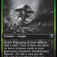 (181) Magic The Gathering Innistrad: Double Feature Single: Deathbonnet Sprout // Deathbonnet Hulk Holo Uncommon