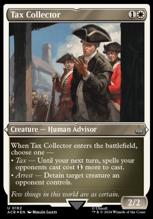 (182) Magic The Gathering Universes Beyond: Assassin's Creed: Extras Single: Tax Collector  Uncommon