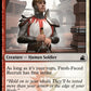(182) Magic The Gathering Ravnica Remastered Single: Fresh-Faced Recruit  Holo Common