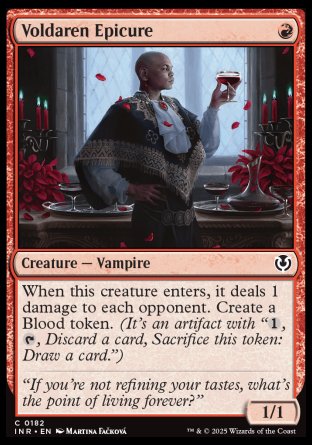(182) Magic The Gathering Innistrad Remastered Single: Voldaren Epicure  Common