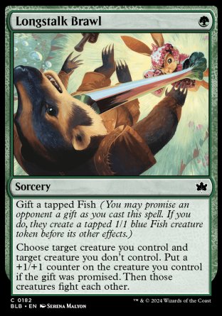 (182) Magic The Gathering Bloomburrow Single: Longstalk Brawl  Common