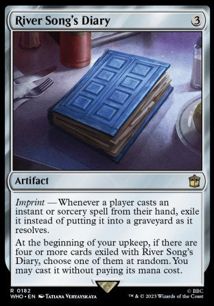 (182) Magic The Gathering Universes Beyond: Doctor Who Single: River Song's Diary  Rare