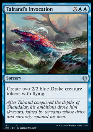 (182) Magic The Gathering Jumpstart Single: Talrand's Invocation  Uncommon