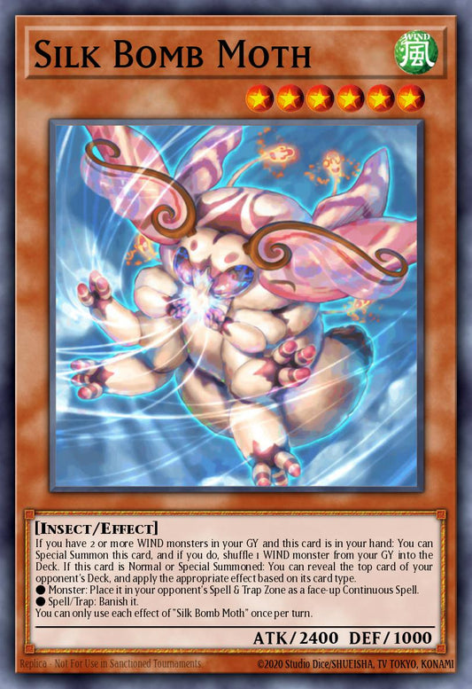 (088) YuGiOh TCG DOOD: Doom of Dimensions Single: Silk Bomb Moth  Common