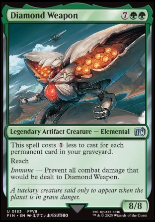 (183) Magic The Gathering Magic: The Gathering - FINAL FANTASY Single: Diamond Weapon Holo Uncommon