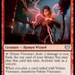 (183) Magic The Gathering Innistrad: Crimson Vow Single: Voltaic Visionary // Volt-Charged Berserker Holo Uncommon