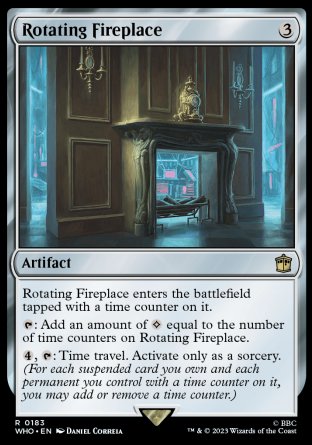 (183) Magic The Gathering Universes Beyond: Doctor Who Single: Rotating Fireplace  Rare