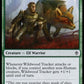 (183/269) Magic The Gathering Throne of Eldraine Single: Wildwood Tracker Holo Common