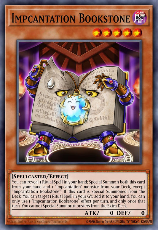 (049) YuGiOh TCG WISU: Wild Survivors Single: Impcantation Bookstone  Rare