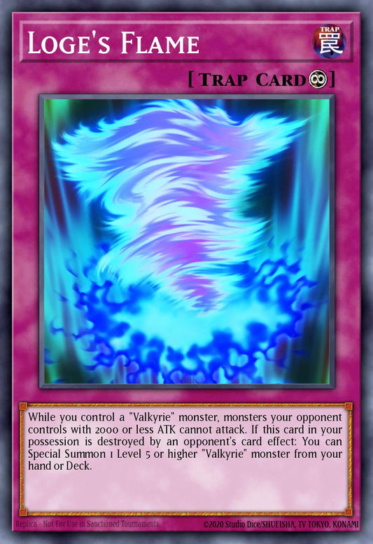 (093) YuGiOh TCG MP20: 2020 Tin of Lost Memories Mega Pack Single: Loge's Flame  Rare